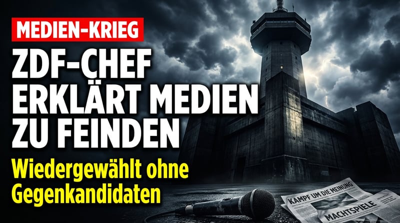 ZDF-Intendant erklärt unabhängige Medien zum „Feind" – und wird ohne Gegenkandidat wiedergewählt