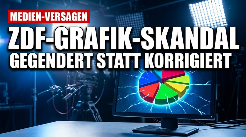 ZDF schiebt Grafikpanne auf „komplexes Programm" – und gendert lieber statt zu korrigieren
