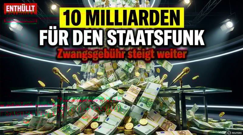 Zehn Milliarden Euro für den Staatsfunk: Der öffentlich-rechtliche Rundfunk schwimmt im Geld der Bürger