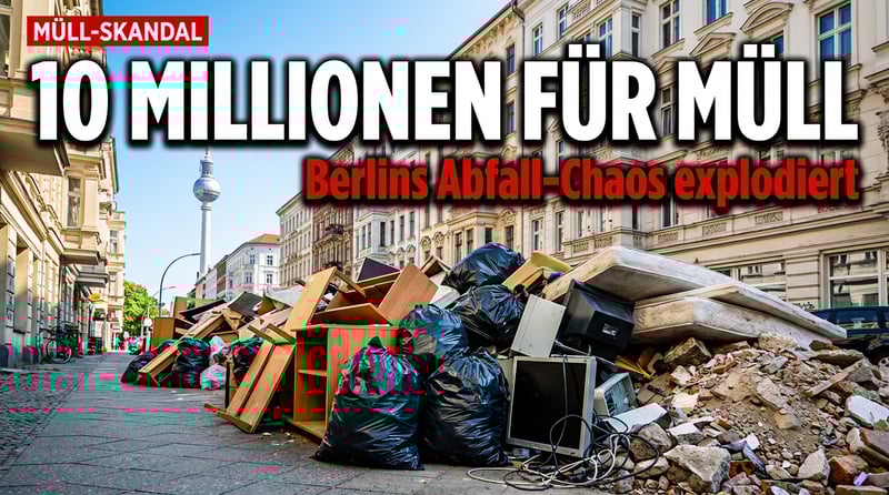 Zehn Millionen Euro für fremden Dreck: Berlins Müllchaos offenbart das Versagen der Hauptstadt