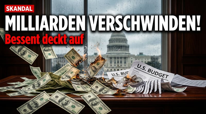 Zehn Prozent des US-Haushalts versickern im Betrug: Bessent enthüllt erschreckende Dimensionen staatlicher Verschwendung