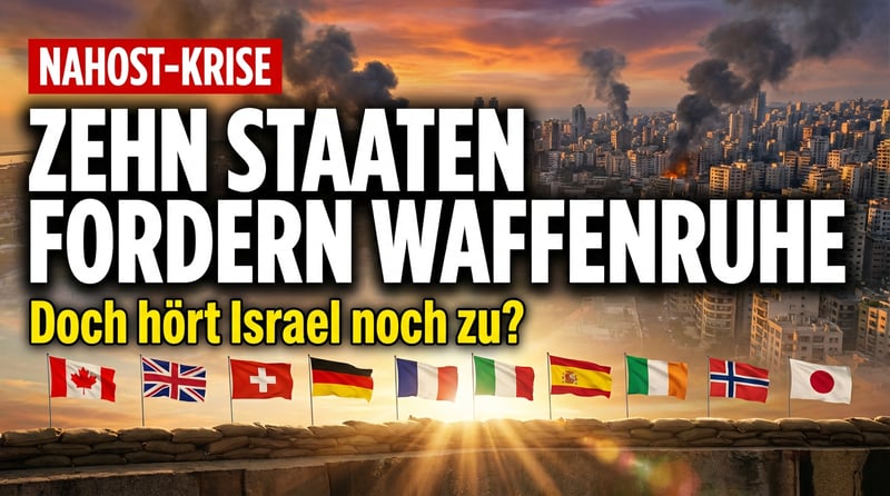 Zehn Staaten fordern Waffenstillstand im Libanon – doch wer hört noch zu?