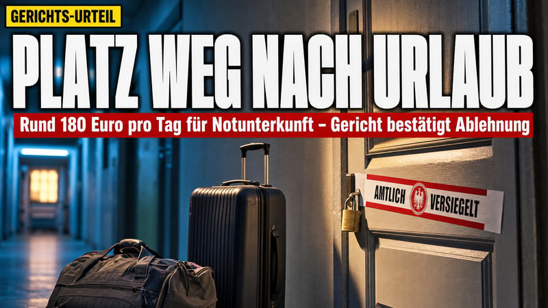 Zehn Tage Heimaturlaub – dann war der Gratis-Platz weg!