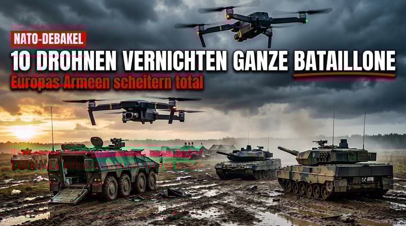 Zehn ukrainische Drohnenpiloten demontieren NATO-Bataillone – ein Armutszeugnis für Europas Verteidigung