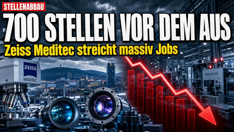 Zeiss-Schock in Jena: Bis zu 700 Stellen fallen weg