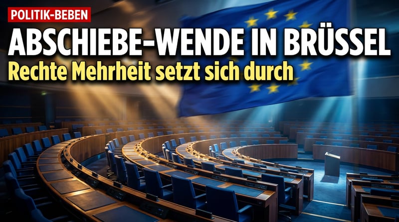 Zeitenwende in Brüssel: Rechte Mehrheit erzwingt schärfere Abschieberegeln – Grüne toben