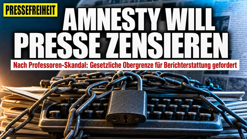 Zensur-Ruf nach Skandal-Professor: Amnesty will Medien knebeln