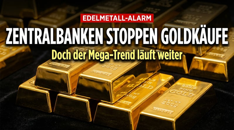Zentralbanken drosseln Goldkäufe – doch das große Bild spricht eine andere Sprache