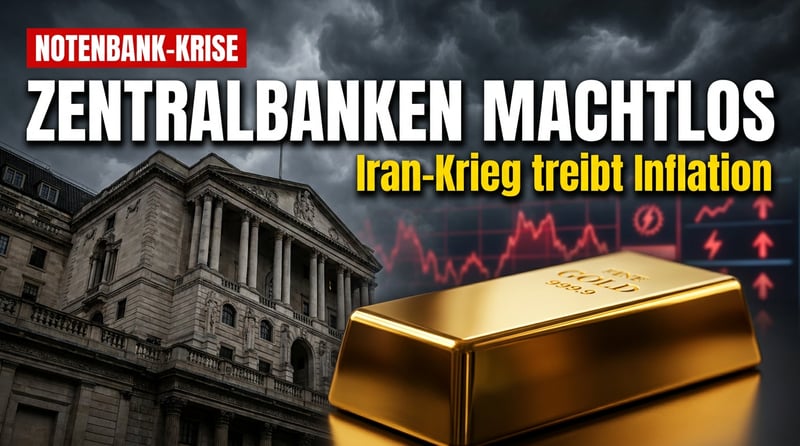 Zentralbanken im Zangengriff: Wie der Iran-Krieg die Geldpolitik des Westens diktiert