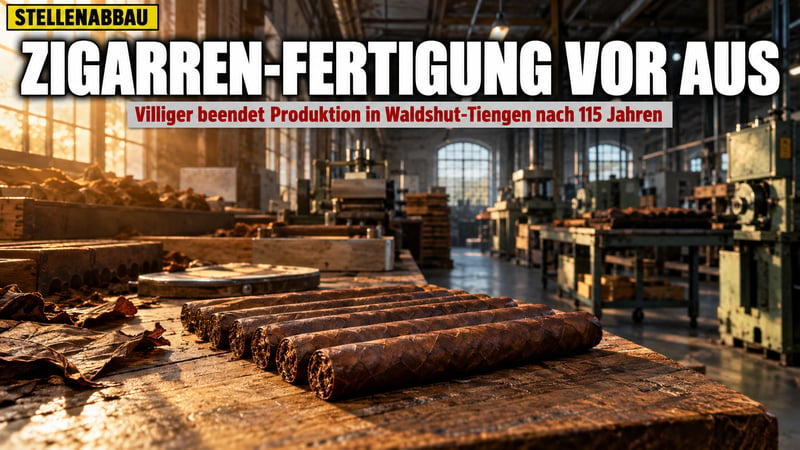 Zigarren-Aus nach 115 Jahren: Vertreibt die Steuerschraube Villiger?