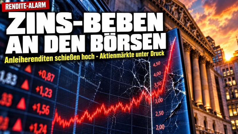 Zins-Beben erschüttert Europas Börsen: Wer zahlt die Schuldenzeche?