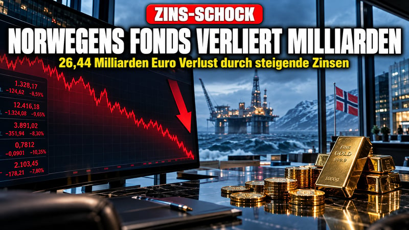 Zins-Schock in Oslo: Norwegens Ölmilliarden schmelzen um 26 Milliarden!
