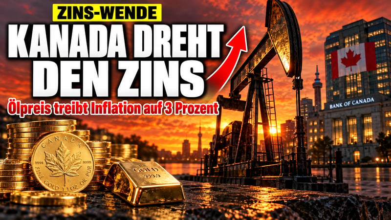 Zinswende in Kanada: Ölpreis-Inflation zwingt Notenbank zur Kehrtwende!