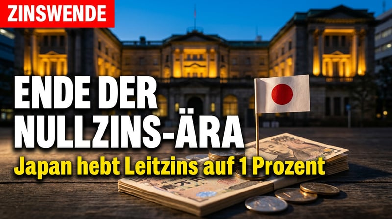 Zinswende in Tokio: Die Bank of Japan beendet die Ära des billigen Geldes – und sendet ein Signal nach Berlin