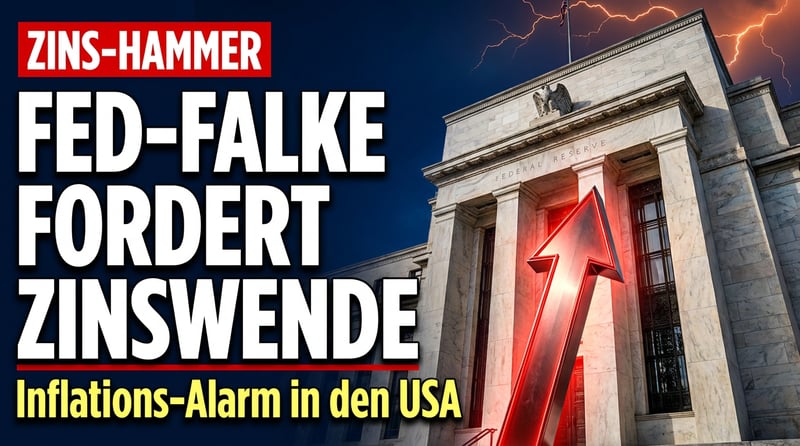 Zinswende rückwärts? Fed-Falke Kashkari fordert höhere Zinsen – und entlarvt damit das Inflationsdesaster