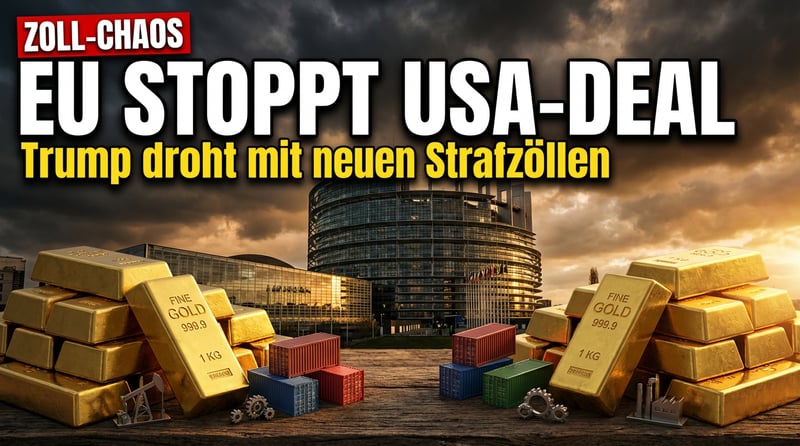 Zoll-Chaos: EU-Parlament legt Handelsabkommen mit den USA auf Eis