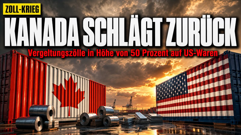 Zoll-Krieg im Norden: Kanada schlägt mit 50 Prozent zurück