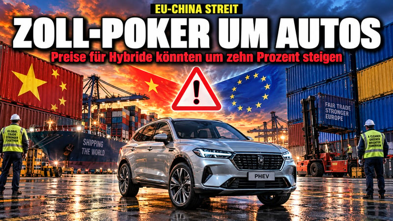 Zoll-Poker um China-Hybride: Droht deutschen Autokäufern der Preisschock?