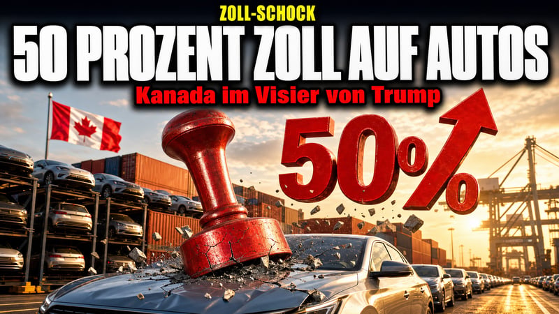 Zoll-Schock für Kanada: 50 Prozent – und Japans Autobauer zittern