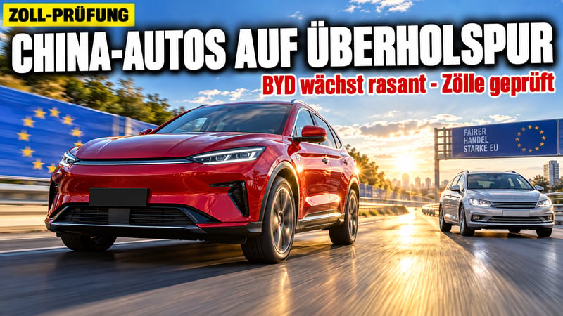 Zolllücke für China-Hybride: BYD jagt VW – und Merz prüft Strafzölle