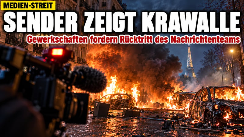 Zu viel Wahrheit? France 2 zeigt Pariser Krawalle – Gewerkschaften toben