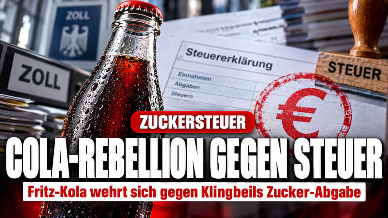 Zucker-Abgabe: Ausgerechnet Fritz-Kola rebelliert gegen Klingbeil!