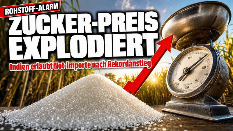Zucker-Schock in Indien: 40 Prozent Preisanstieg in nur zwei Monaten