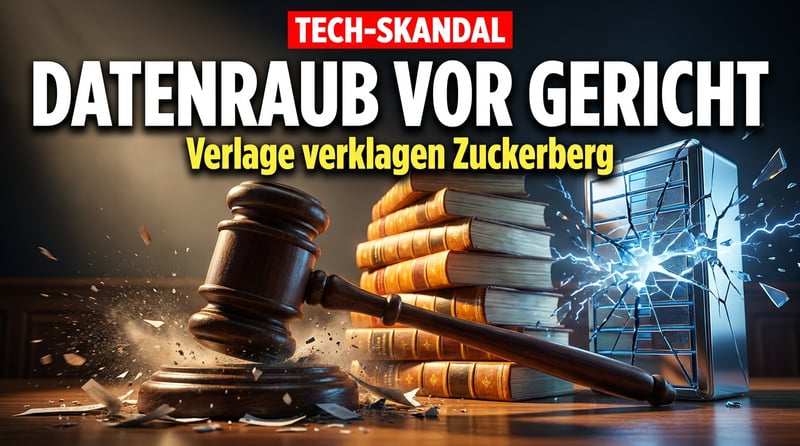 Zuckerbergs Datenraub: US-Verlage zerren Meta-Imperium vor Gericht