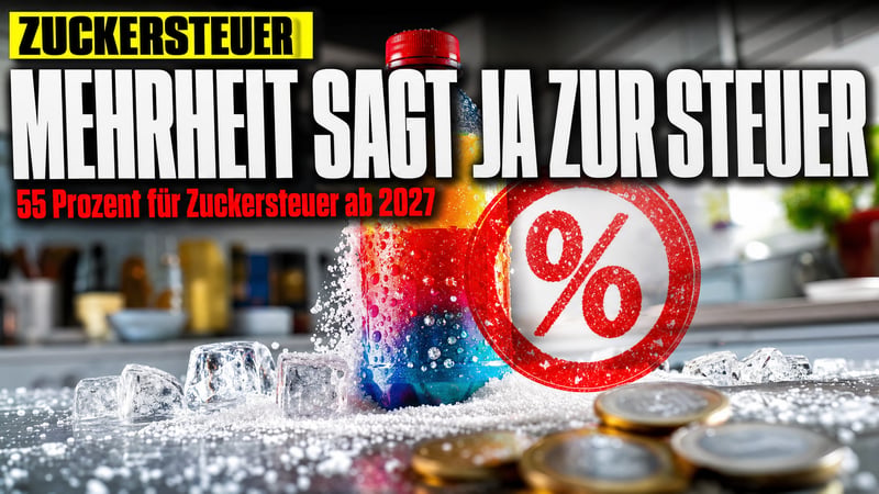 Zuckersteuer: 55 Prozent dafür – und Klingbeil kassiert ab 2027 mit