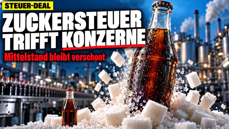 Zuckersteuer-Deal: Klingbeil zielt auf Cola-Riesen, Mittelstand verschont