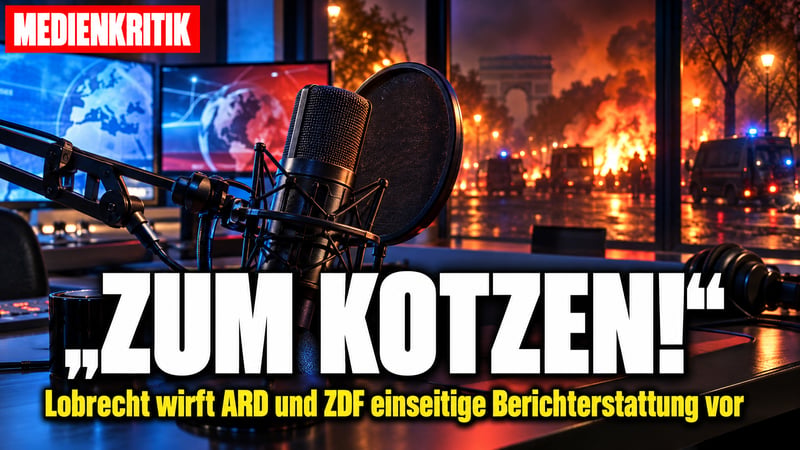 „Zum Kotzen!“ Lobrecht zerlegt ARD und ZDF wegen Frankreich-Krawallen