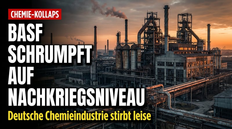 Zurück in die Fünfziger: BASF schrumpft in Ludwigshafen auf Nachkriegsniveau – und die deutsche Chemie stirbt leise