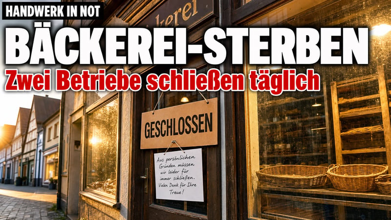 Zwei Bäckereien weniger pro Tag: Stirbt Deutschlands Brotkultur?