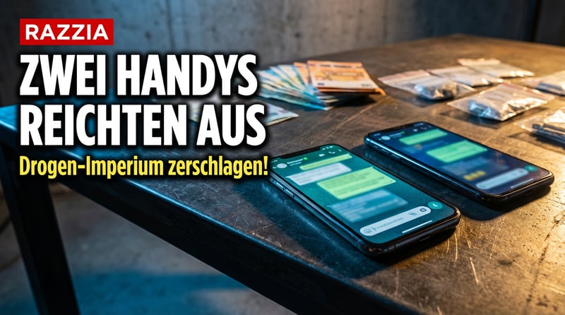 Zwei Handys genügten: Europol zerschlägt internationales Drogen-Imperium