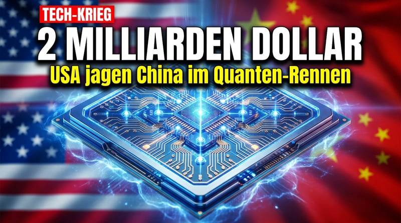 Zwei Milliarden Dollar für die Quanten-Revolution: Wie Washington Pekings Tech-Vormarsch ausbremsen will