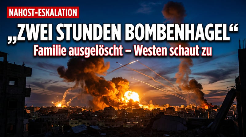 Zwei Stunden Bombenhagel, drei tote Gardisten, eine ausgelöschte Familie – und der Westen schaut zu