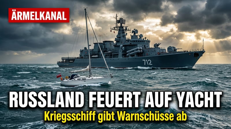 Zwischenfall im Ärmelkanal: Russische Fregatte gibt offenbar Warnschüsse auf britische Yacht ab