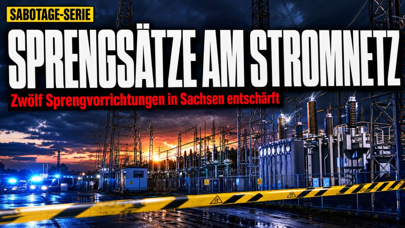 Zwölf Sprengsätze am Stromnetz: Jetzt trifft es auch Sachsen