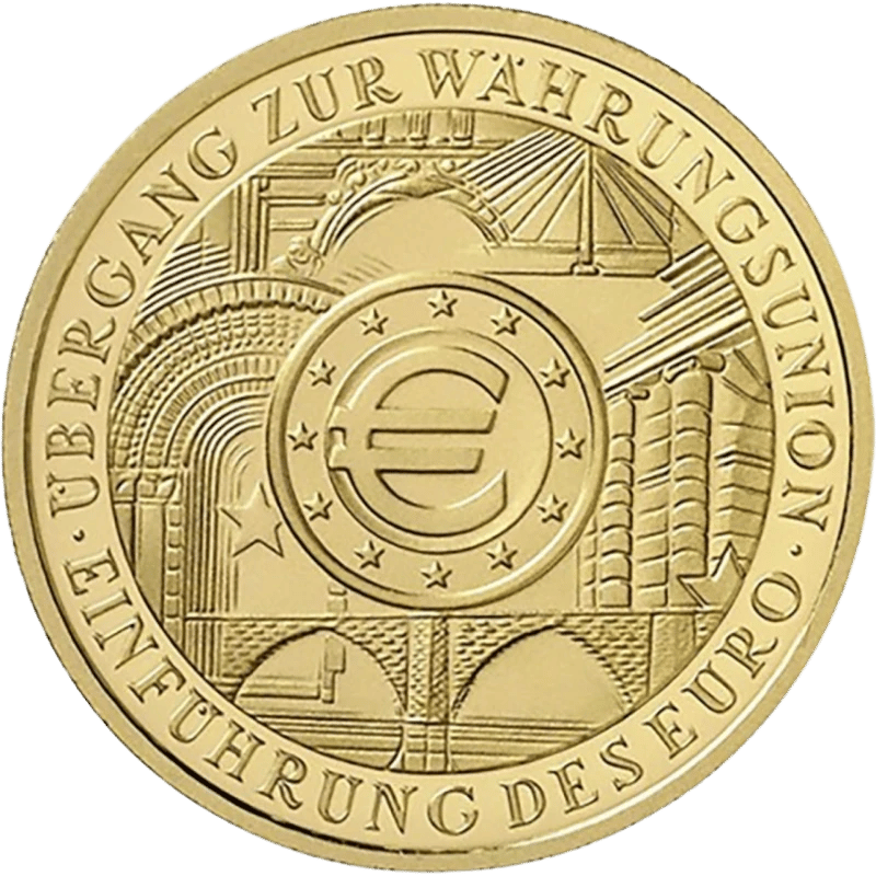 100 euro 2002, picture side with the euro sign