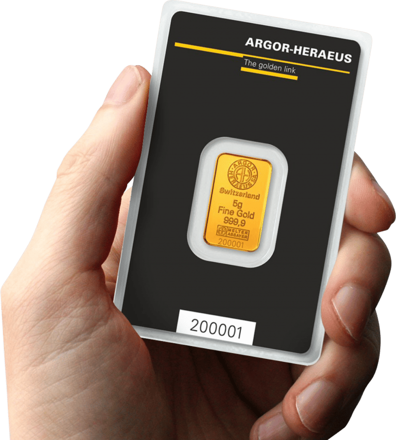 The black card with the bar in a hand