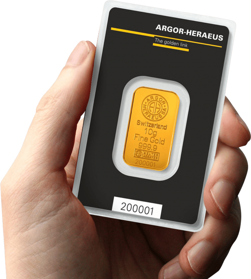 The black card with the bar in a hand