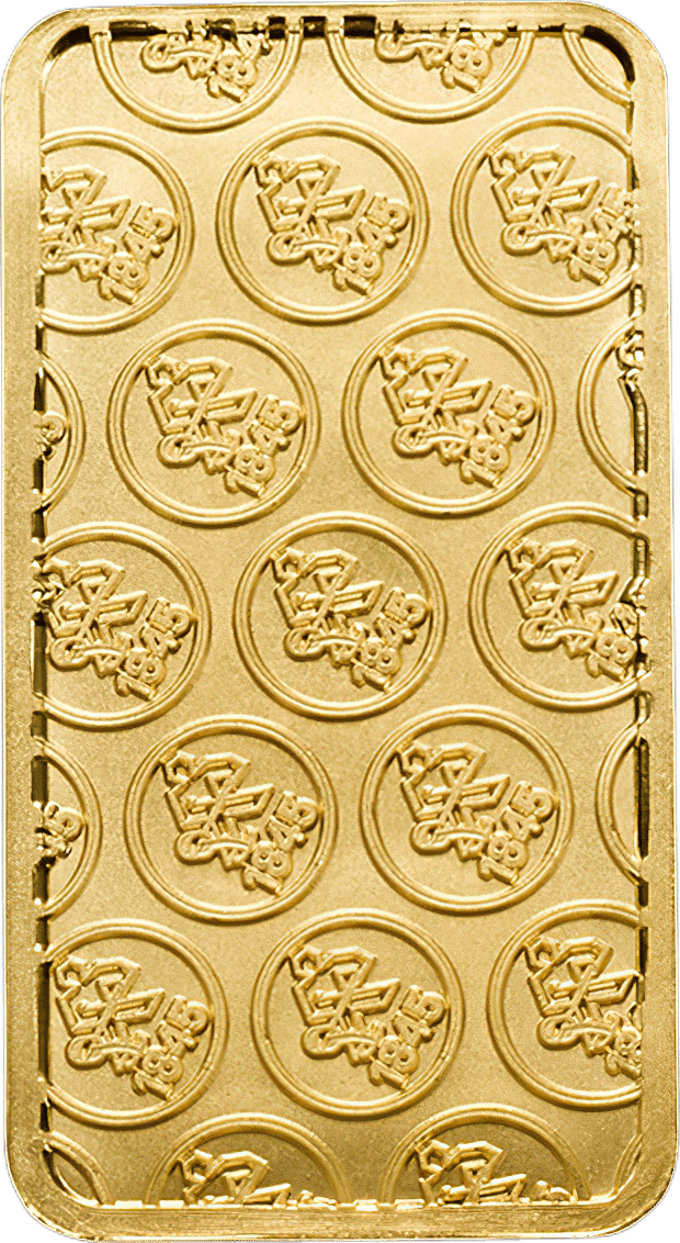 Back of the bar: the medallion of the house, many times over