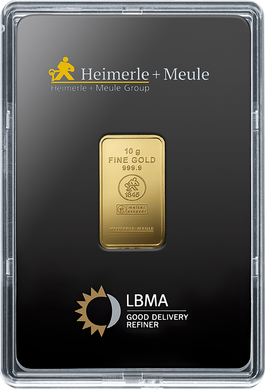 Schwarze Karte von Heimerle + Meule mit dem Barren