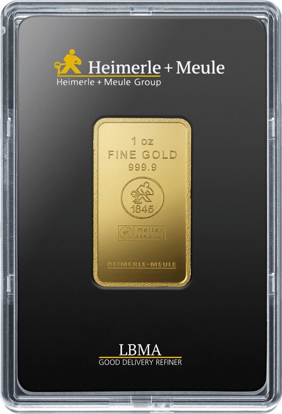 Schwarze Karte von Heimerle + Meule mit dem Barren