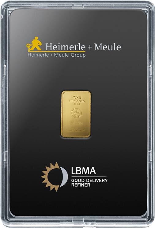 Schwarze Karte von Heimerle + Meule mit dem Barren