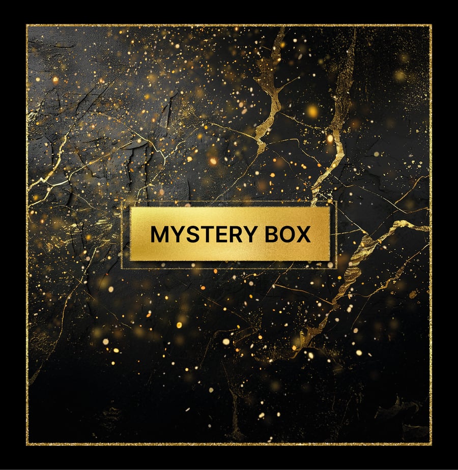 Lid of the Mystery Box, black stone with gold veins