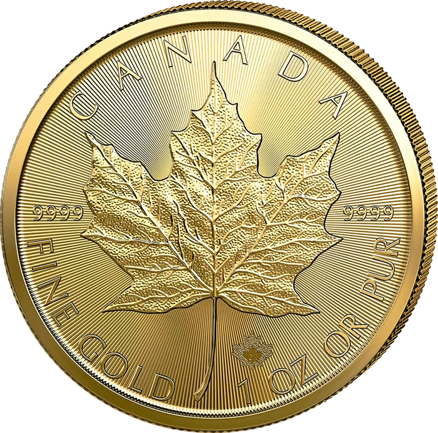 1 Unze Gold 2024 · Ahornblattseite