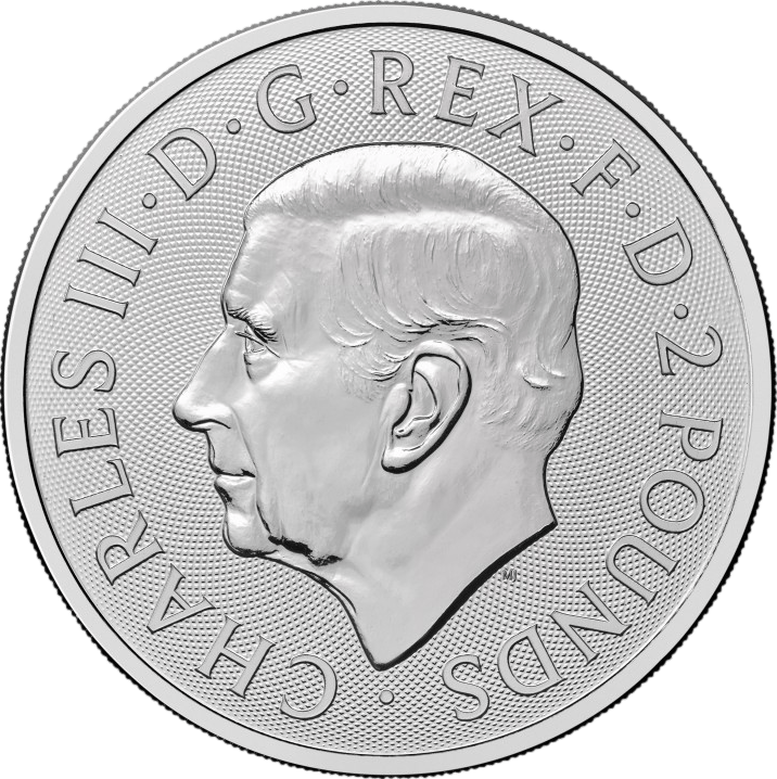 1 ounce of silver · Portrait side