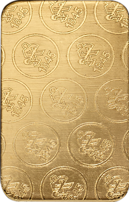 Back of the bar: the medallion of the house, many times over