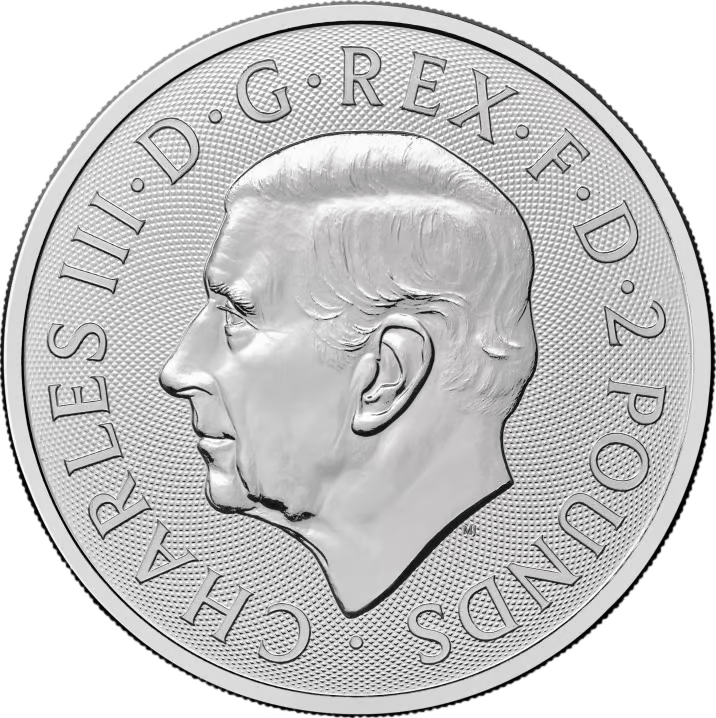 25 x 1 ounce of silver · Portrait side
